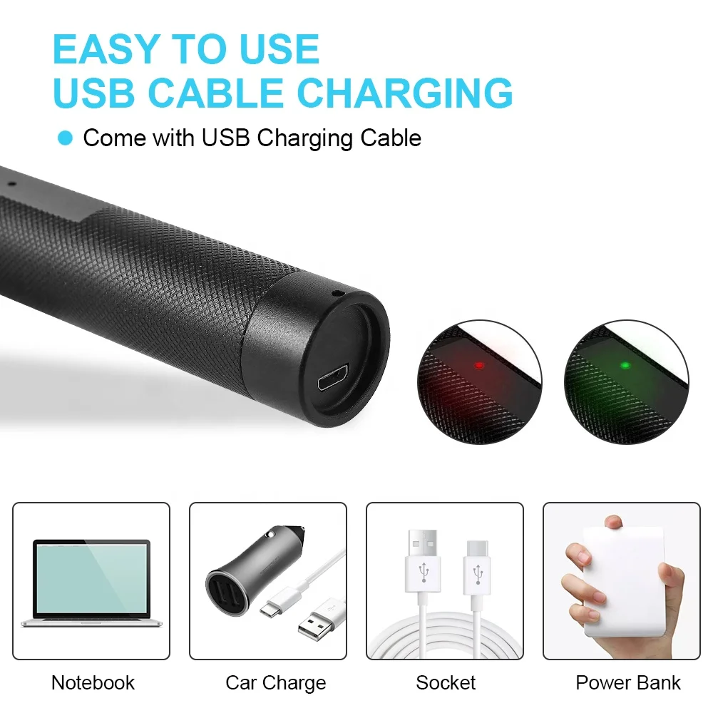 Тактическая лазерная указка высокомощная USB перезаряжаемая ручка лазерный фонарик зеленый/красный/фиолетовый 303 указатель