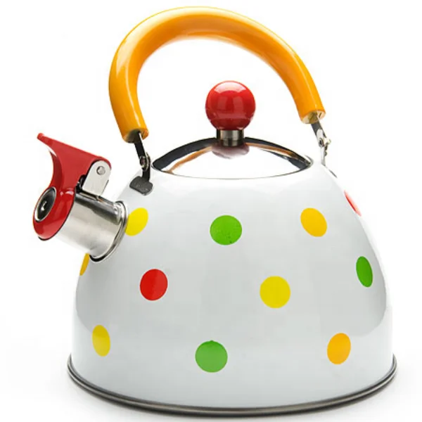 Factory Manufacture High Quality 3.0L Painting Stainless Steel Stove Top Kettle new stainless steel whistling water kettle