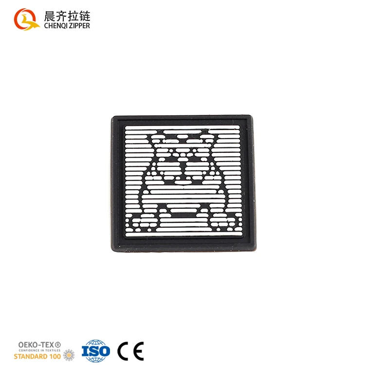 Sew on Parches Badge Wholesale Custom Embossed Logo Soft 3D Rubber Badge Silicone Label Patch for Jacket