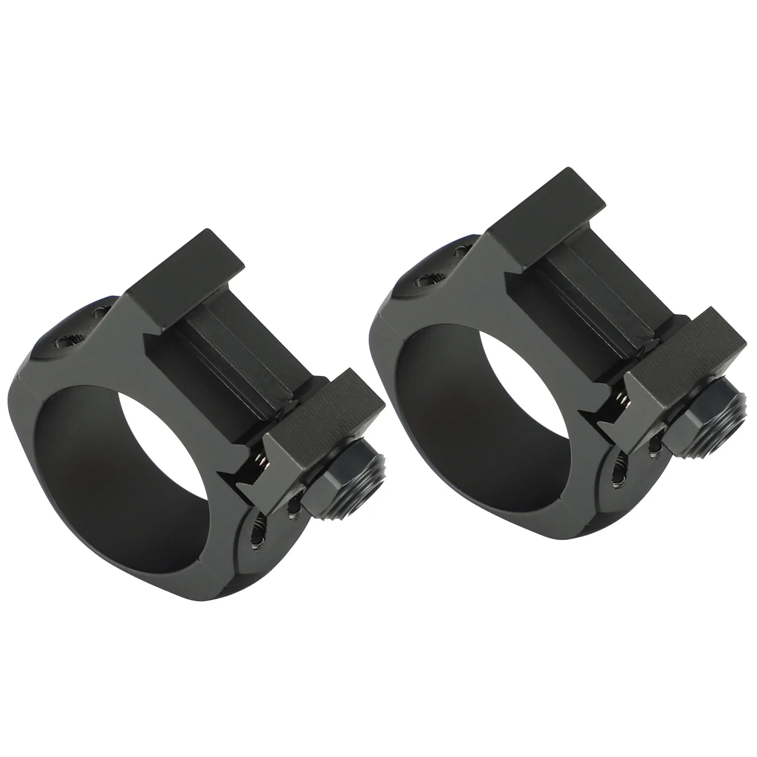 Ohhunt Scope Accessories 7075-T6 Black Hard Coat Anodized 30MM Scope Rings Low Profile Hunting Scope Mounts