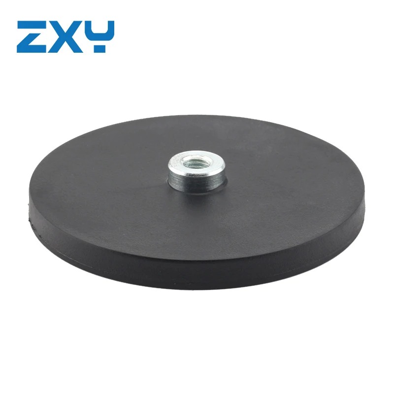 Factory price Rubber Coated Magnet strong neodymium magnet with rubberized customized Logo