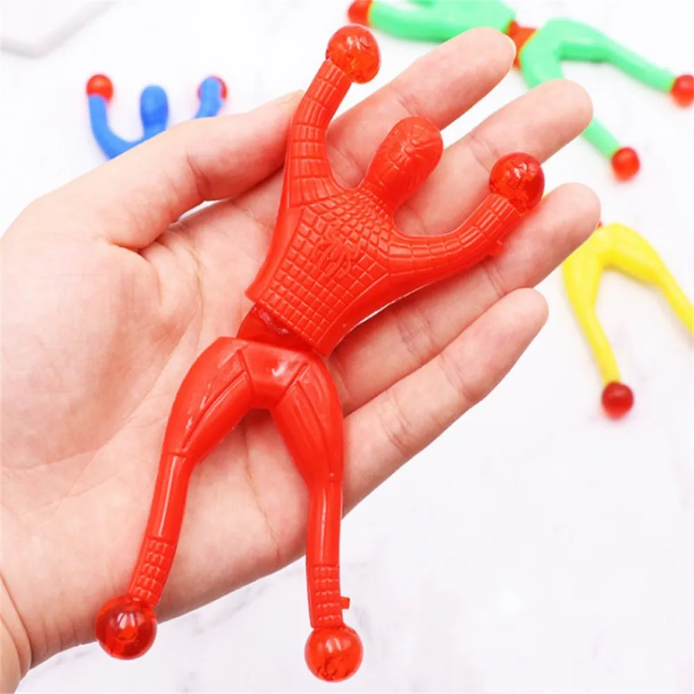 Big size Sticky Wall Climbing Men Novelty Gift Party Kids spider sticky man toys for children