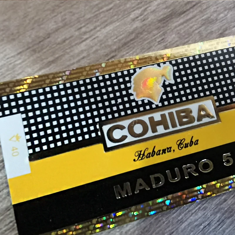  Лазерная этикетка для сигар на заказ от