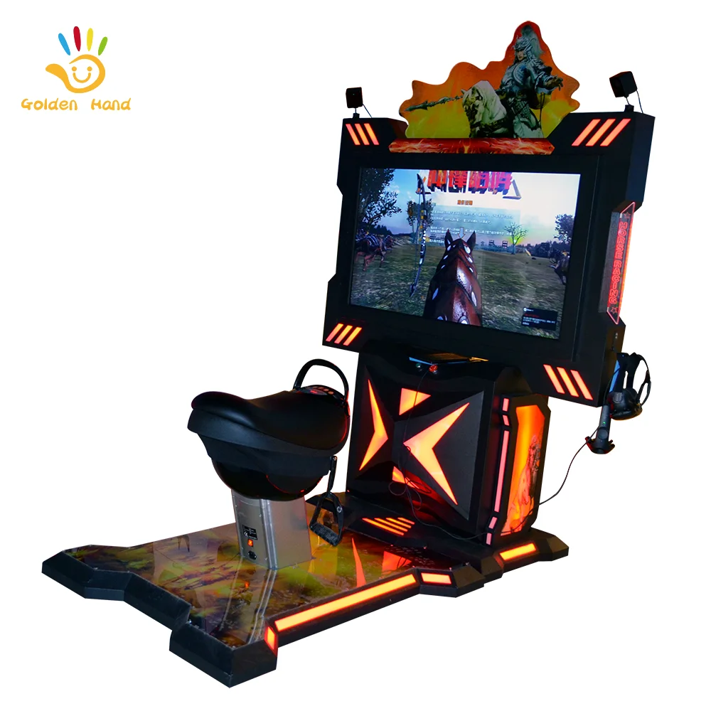 Подержанный Motion 9D игровой симулятор верховой езды опыт виртуальной реальности VR Верховая езда