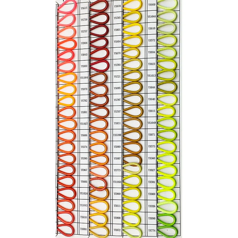 Wholesale Factory Custom colorful round polyester elastic cord Tape 1mm 2mm 2.5mm 2.8mm 3mm elastic string