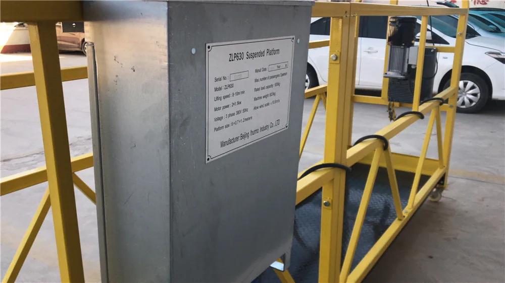 high quality electric suspended platform ZLP500 hoist for suspended platform