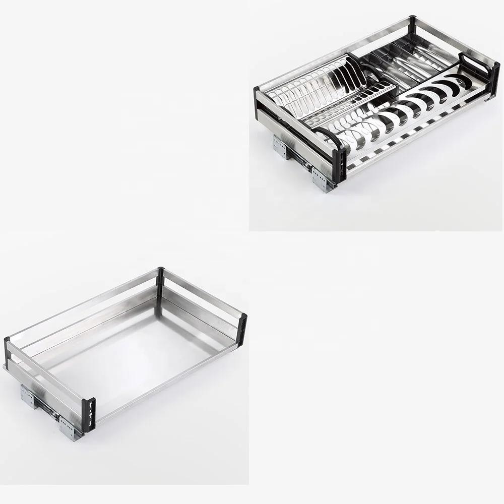 Chrome Sliding Storage Baskets