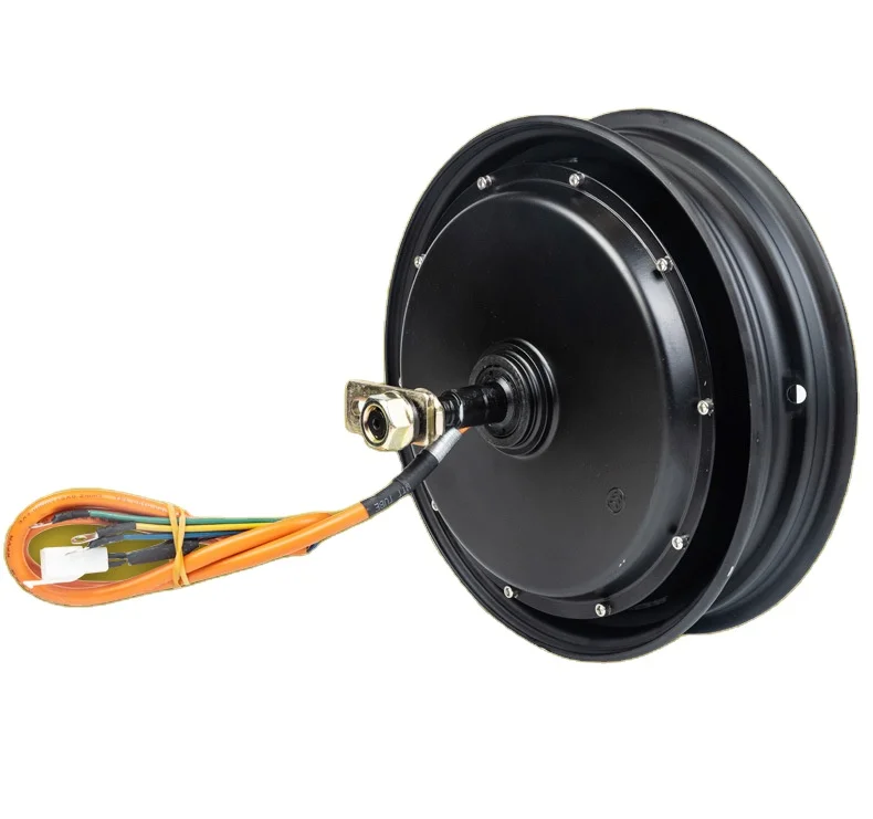 10 Inch 1500W BLDC Hub Motor High Torque Metal Scooter Engines Electric Scooters Motorcycles Featuring Disc Brake Brake Disc