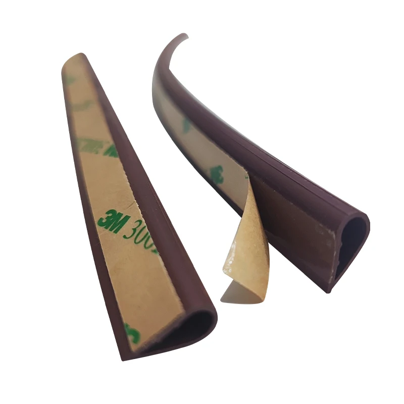 Smoke Barrier Multi-Function Rubber Door Seal Rubber Door Seal with Adhesive Flexible Hollow Rubber Seal