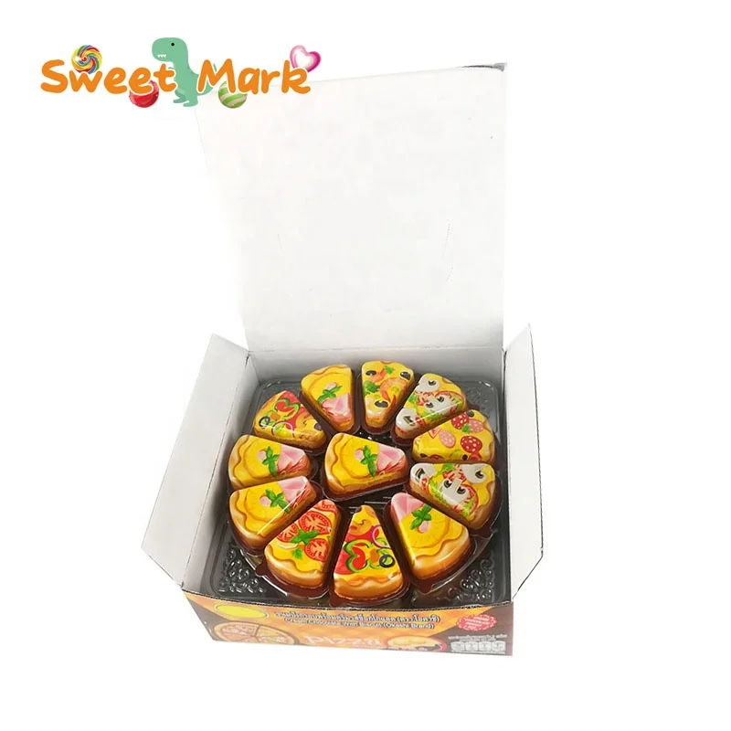 New Product Pizza Shape Surprise Egg Chocolate Biscuits With Toy