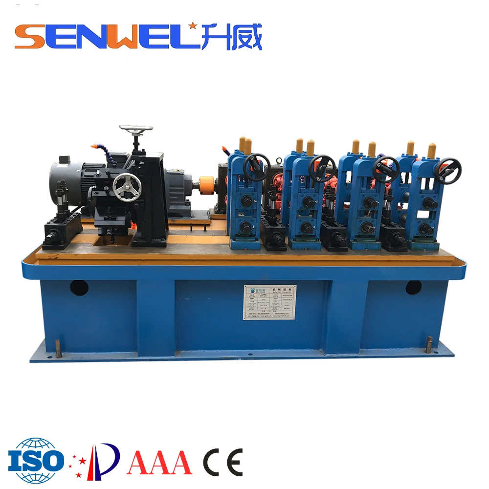 SENWEL Stainless Steel Round Pipe Machine Manufacturer/tube Mill Round Pipes Manufacturing