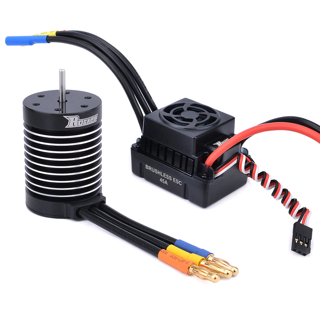 SURPASS Wholesale price F540 waterproof brushless motor +45A ESC combo for WLtoys 10428/12428 rc cars