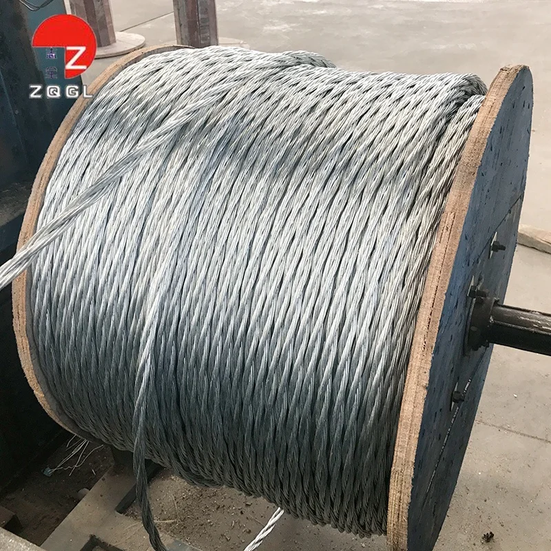 3x7 19mm Galvanized Steel Wire Rope Highway Cable for Cable Barrier