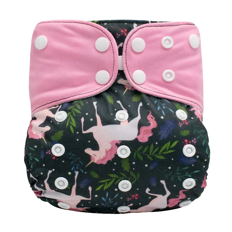 Baby Diapers Cotton Diaper for Baby Waterproof Cover Reusable Cloth Diapers pamper