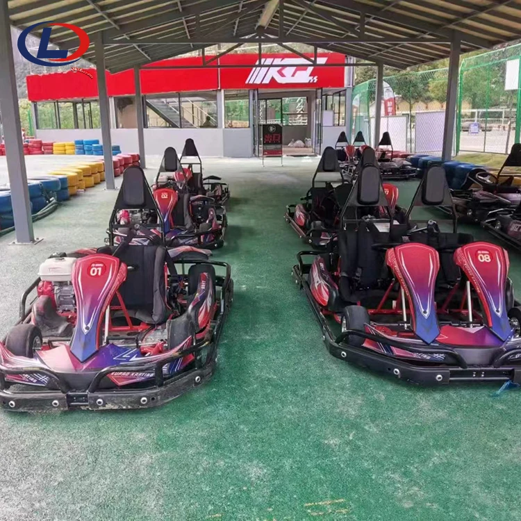 Top Seller Commercial Quality Juegos Amusement Park Battery Ride-on Cars Racing Electric Go Kart Wheels