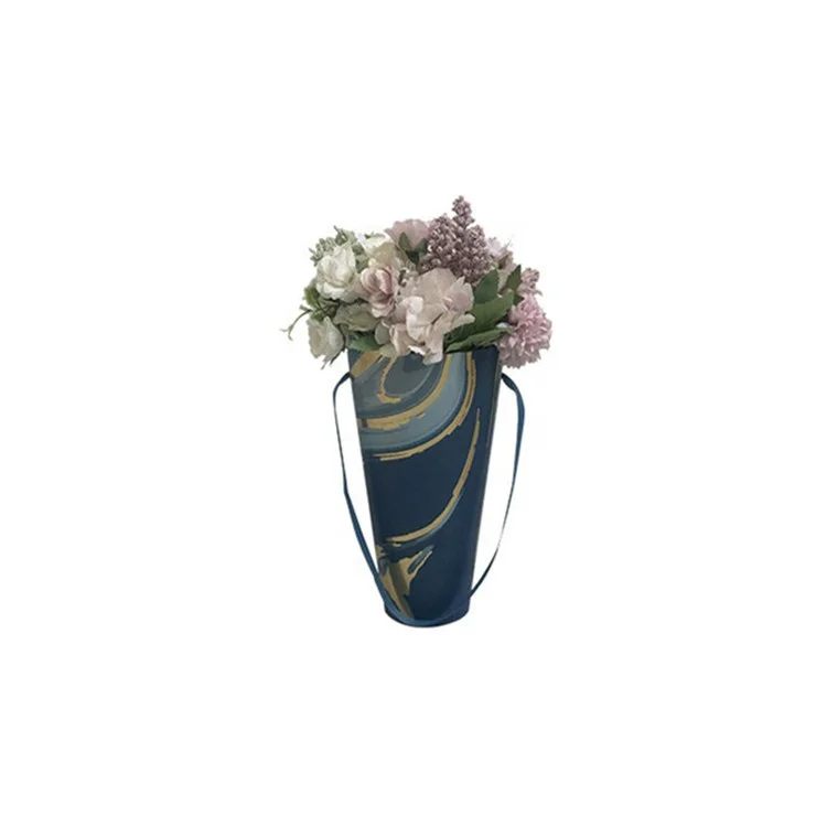 Manufacturer Custom Printed Cardboard Flower Gift Box Paper Packaging Large circle Flower Box