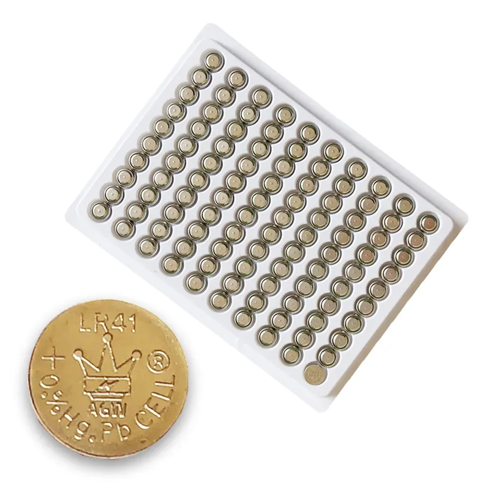 CROWN C AG3 Alkaline 1.5V Dry Button Cell Battery Lr41 Watch Sliver Toys Battery Alkaline Zinc Iron Flow Battery Cell Stack