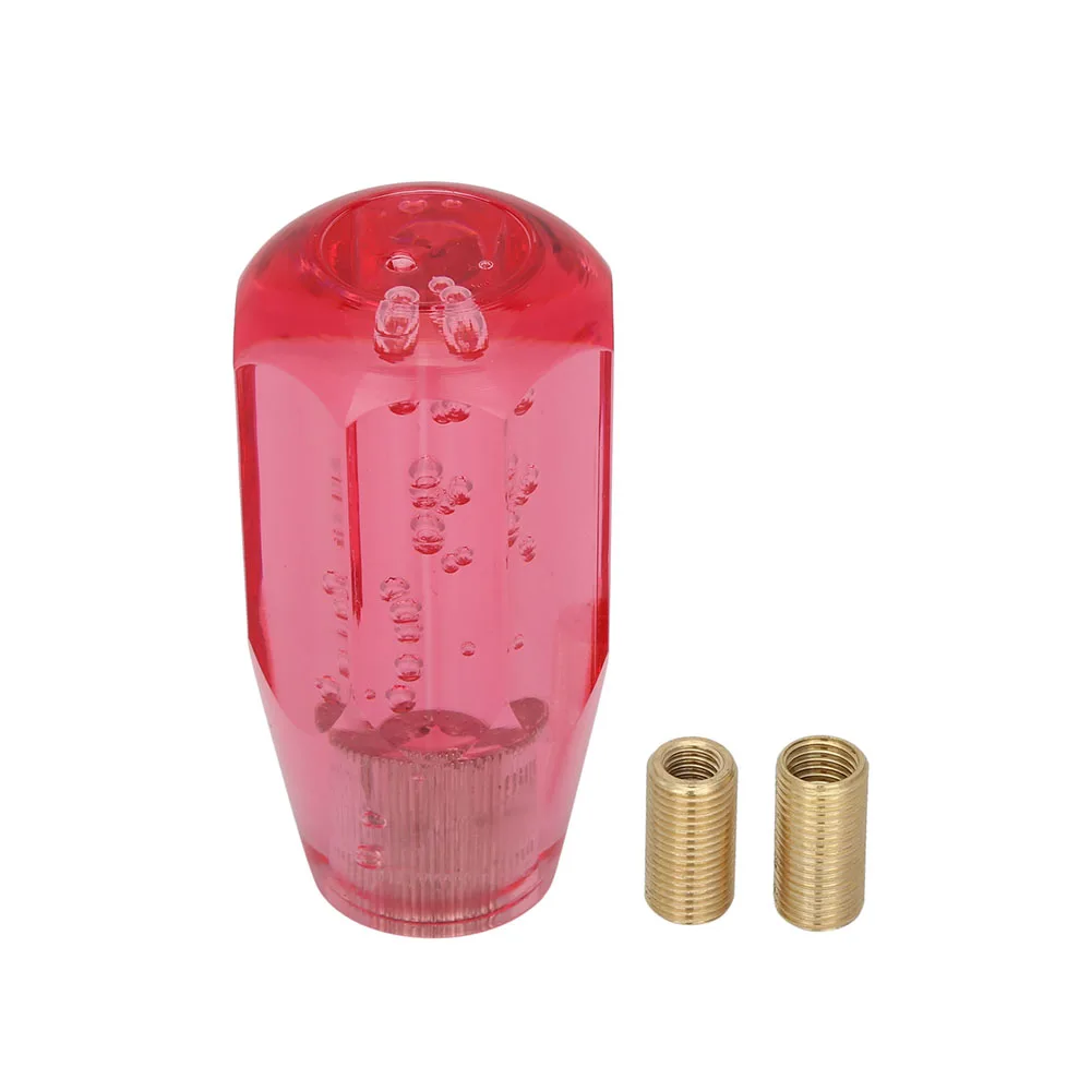 Car Manual Shifter Head Short Shift Knob Crystal Transparent universal car shift knob with LED light