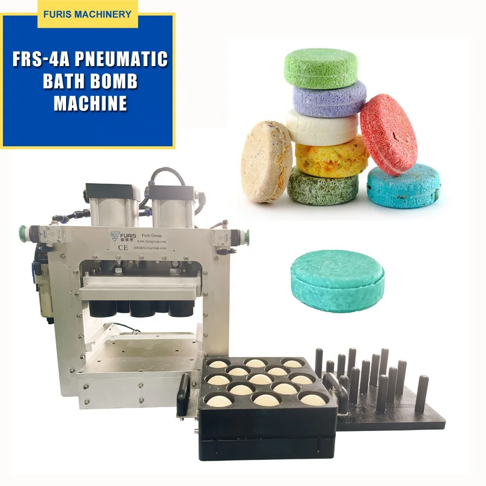 Multi Press Machine for Bath Bomb Balls Fizzy Shower steamers Shampoo bars Customized Mold Pneumatic Hydraulic Machine