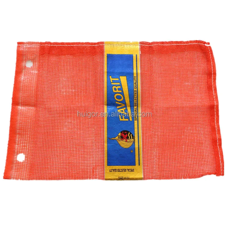 pp net plastic draw string mesh bags for firewood  onion potato Carrot