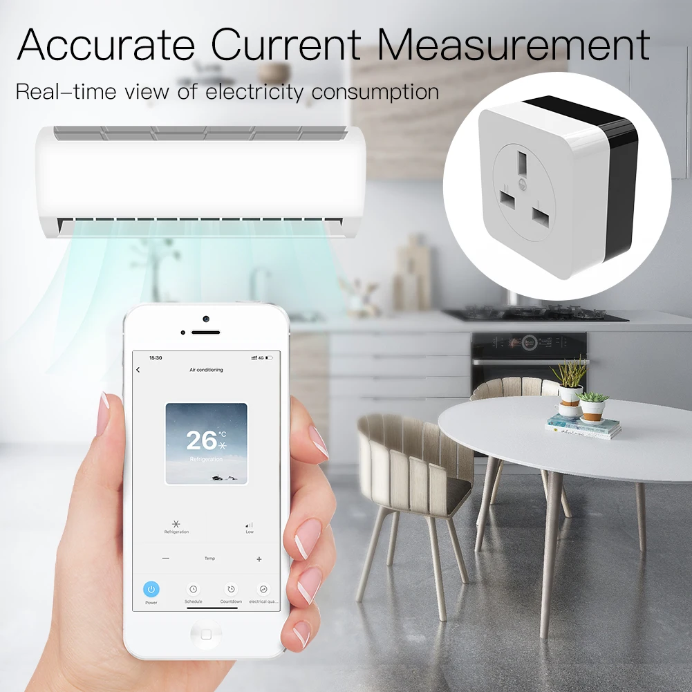 Wi-Fi умный кондиционер компаньон Инфракрасный Смарт-розетка выключатель smart life home Голосовое управление удаленное с помощью приложения переключатель