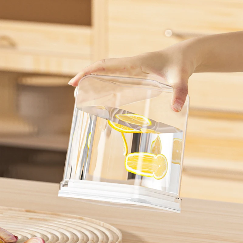 BPA Free Creative House kitchen dry food nuts fruit fresh transparent 5 pieces plastic box airtight storage container set with