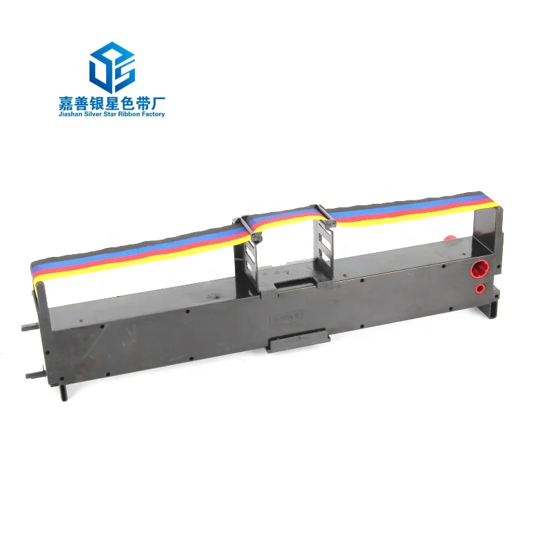 Compatible Dot Matrix Printer Ribbon Cartridge for Epson S015073 LX300 4C LQ800 Colour Fabric Ribbon S015077 C13S015073