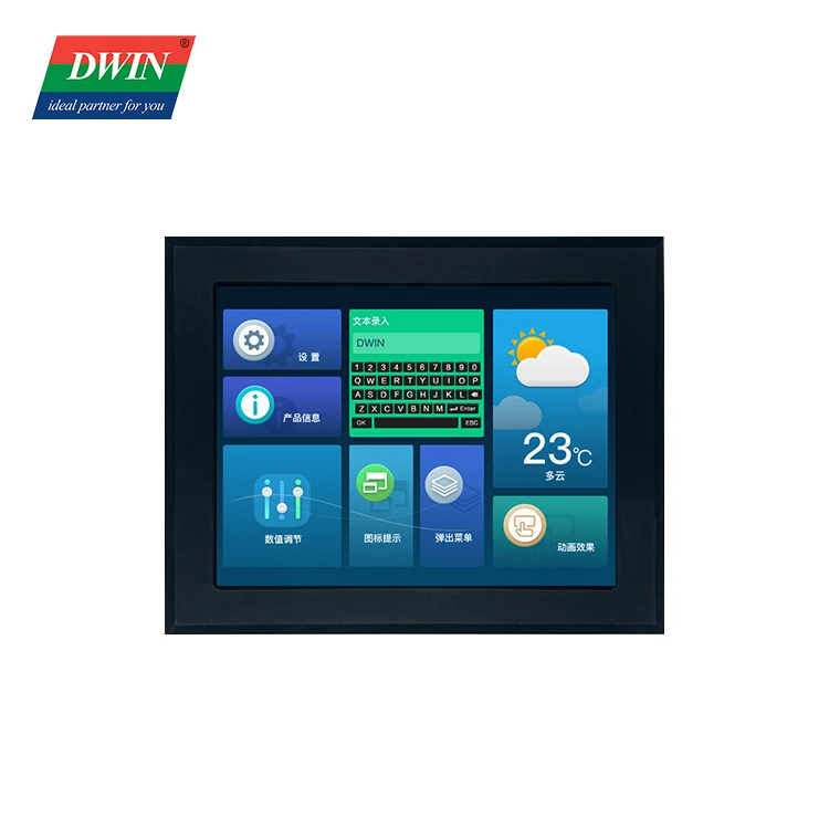 
12.1 inch Dwin smart LCD Module 800*600 resolution industrial grade HMI resistive TFT touch screen  (1600062894285)