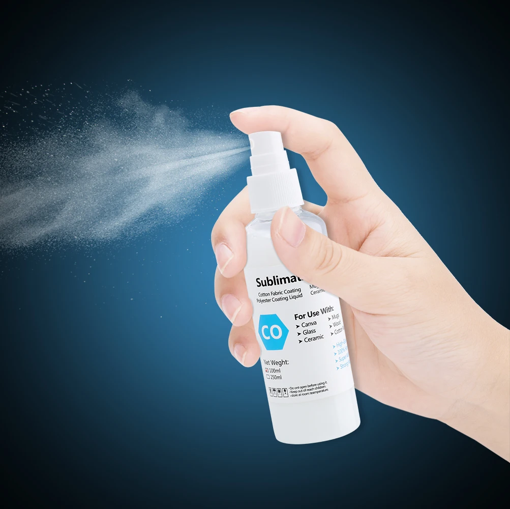 MWEI 100 мл/бутылка спрей сублимационного покрытия жидкость для стекла древесины хлопок