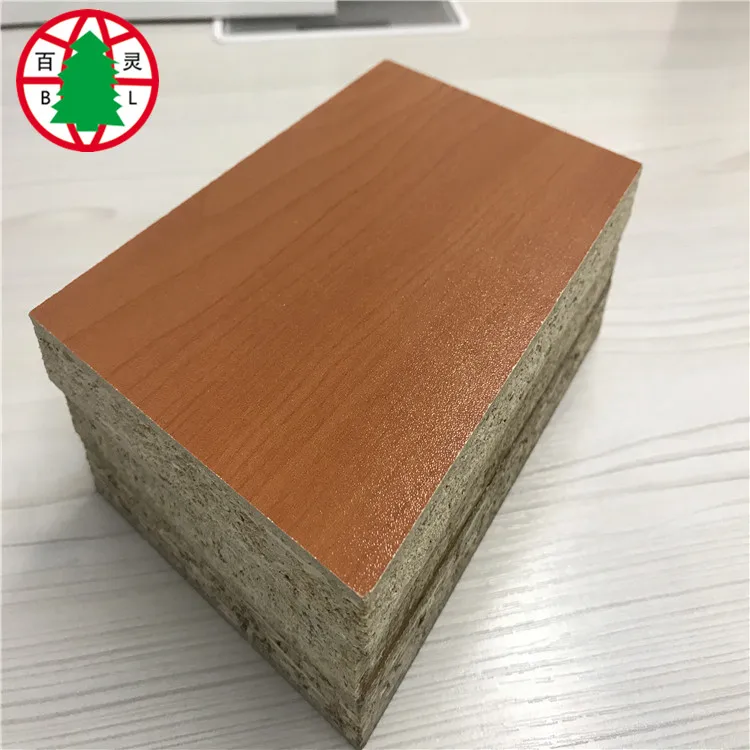 Chip Factory China 16mm chipboard E1 Grade Melamine Particle Board MFC Board 18mm