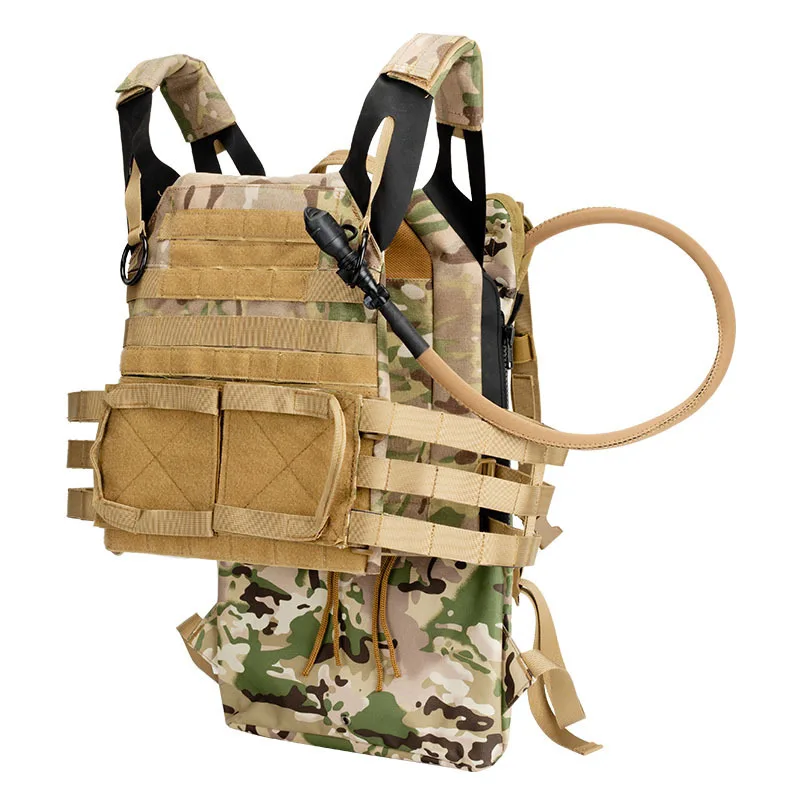 Waterproof Outdoor Tactical Equipment Camouflage Tactical Combo Vest Backpack