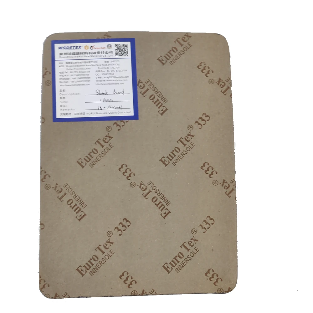 Hot Sale Factory Price Shoes Material Shank Board for Making Shoes