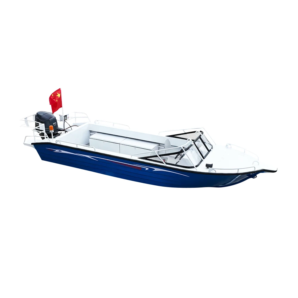 High quality & best price 600 boats aluminum 20ft open 6 meters speedboat water 12-seater half speedboat speedboat luxury yacht