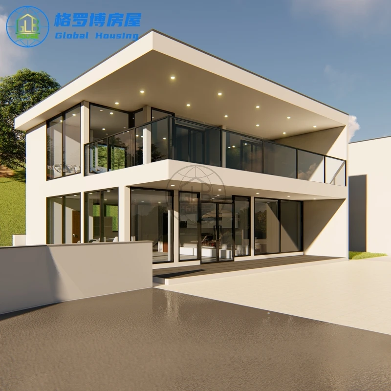 Меблированный Легкий Стальной дом сборный Casa Prefabricada модульный для крошечного дома