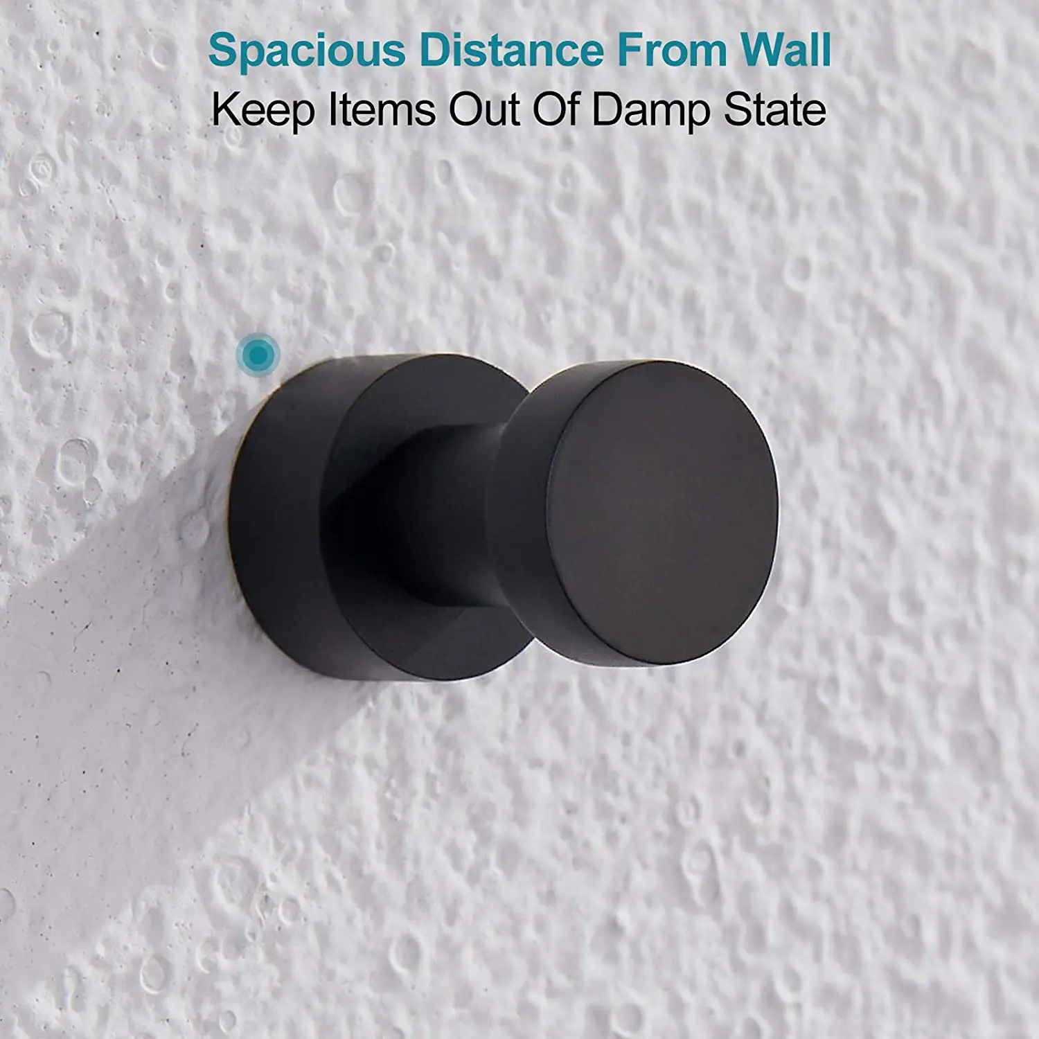 Strong Hold Stainless Steel best Bathroom Metal Coat Wall Hook Metal Hook Bathroom Round Shape Hook