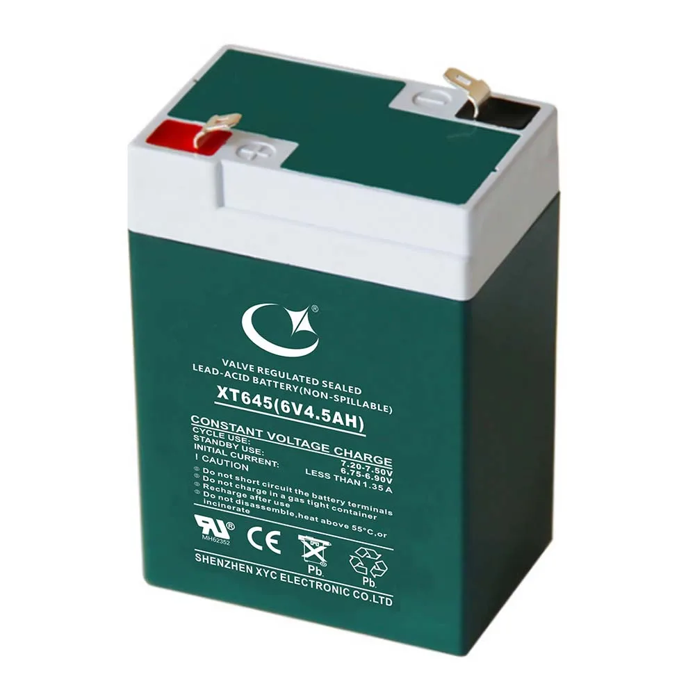 Sealed maintenance free lead acid battery SMF battery 6v 4.5Ah