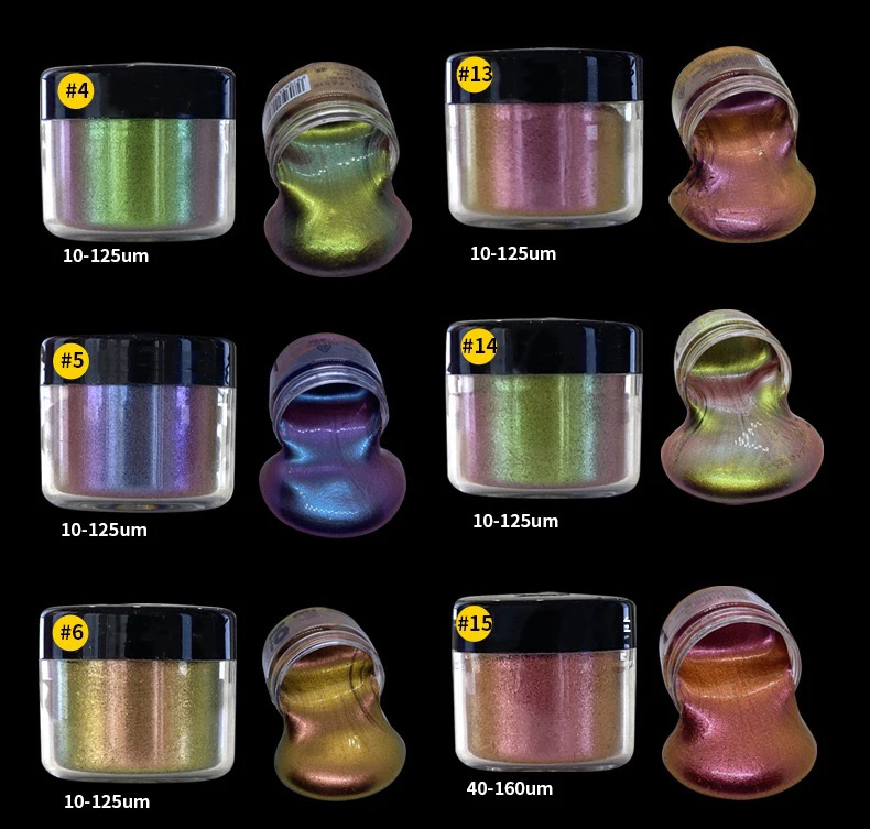 Super Shift Pigment Chameleon lip gloss pigment duochrome loose eyeshadow pearl Powder Cosmetic Chameleon Powder
