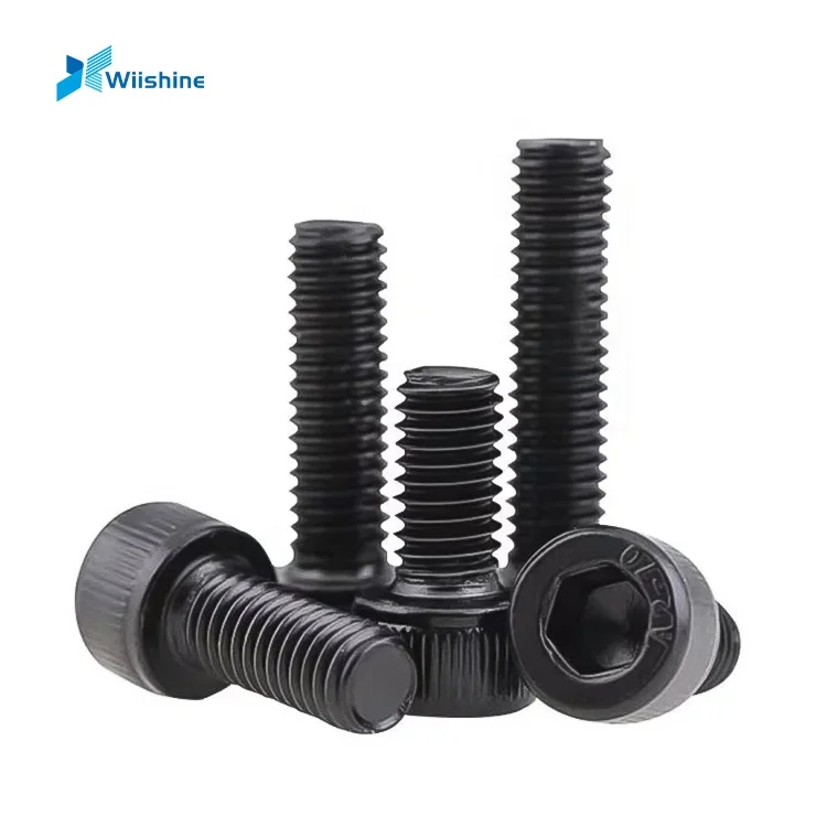 Wholesale Stainless Steel Black Bolt Full Thread Allen Socket M3-M52 Hex Socket Head Cap CNC Machining Drilling Wire EDM Type