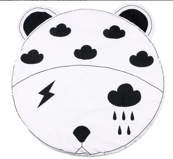 
Quilt Plush Baby Mat Floor Game Rug Playmat for Baby 