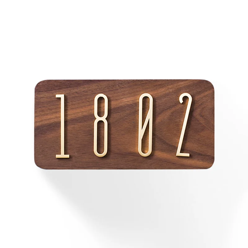 Laser Cutting OEM Font Brass Letters A-Z And Numbers 0-9