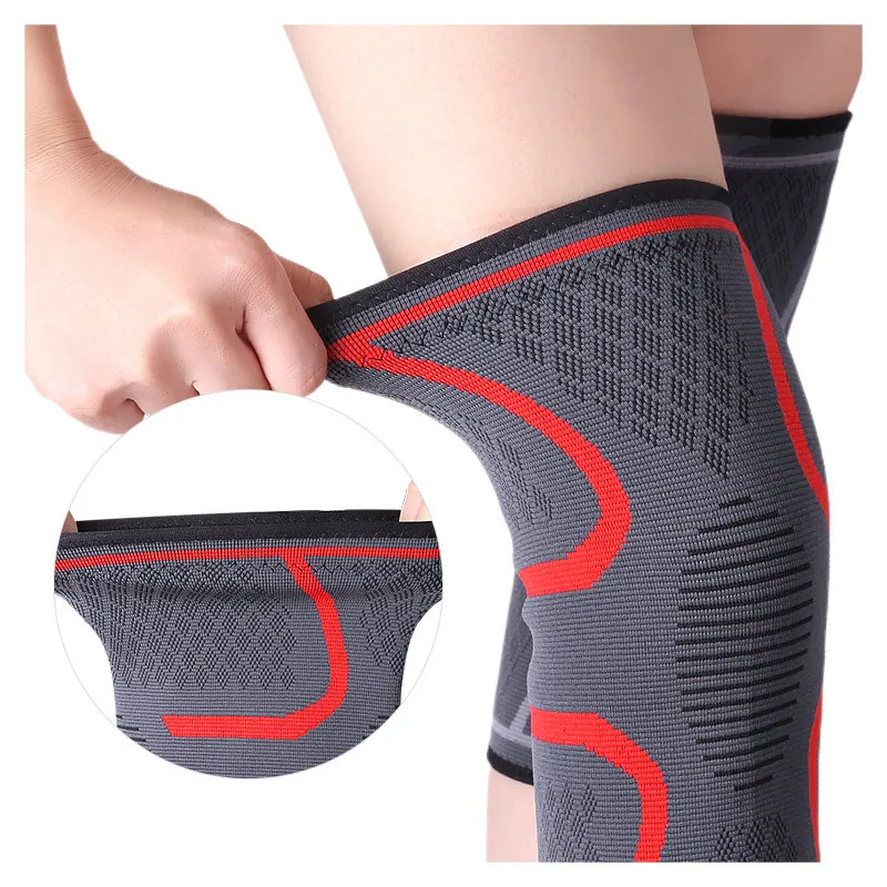 Customized compression knitted breathable neoprene knee protectors suitable for sports knee protection
