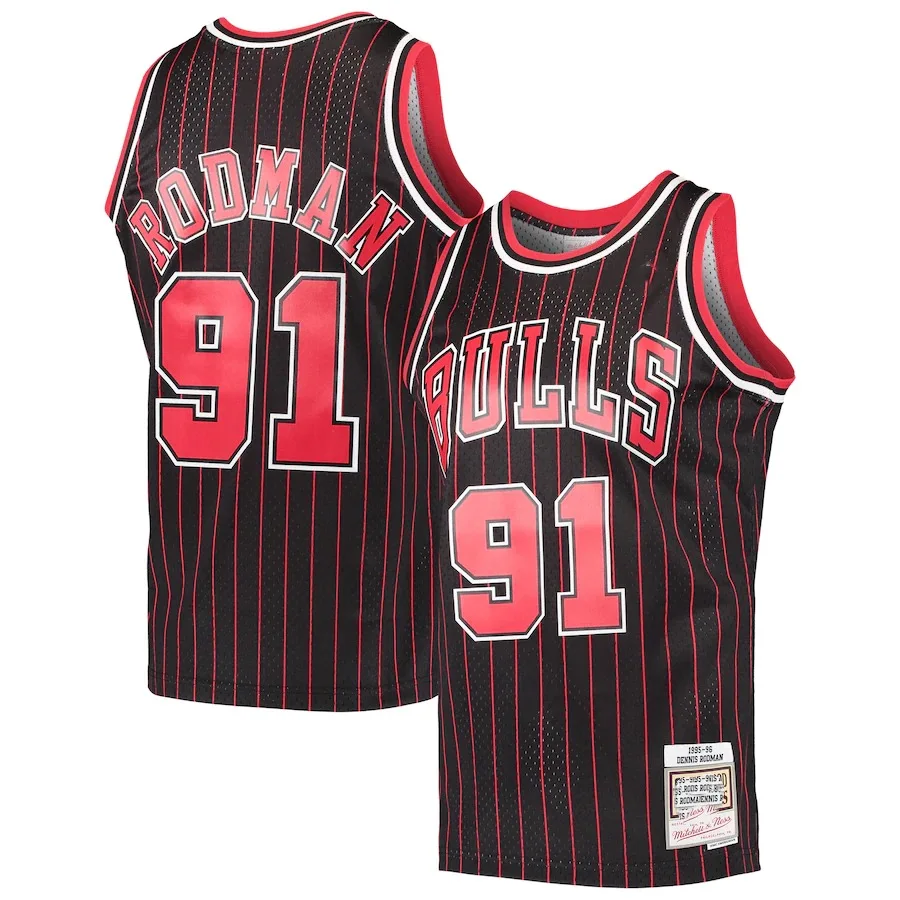 High Quality Hot Pressed Retro Jersey Chicago #23 Michael #91 Dennis Rodman Jersey Cheap Price