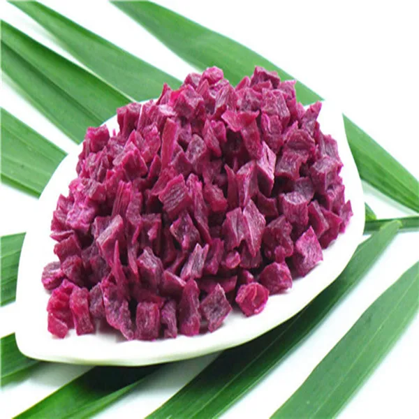 
No pigment added organic green factory bulk freeze dried purple potato 