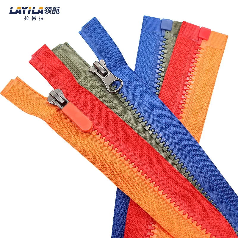Wholesale Personalized Design Zipper Each Spell Colorful Teeth Auto-Lock Clothing Accessories Zippers Production