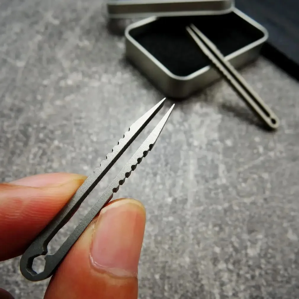 Portable Titanium Alloy Mini Tweezers