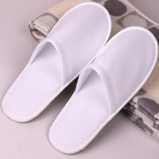 Durable in use practical low price skillful manufacture open type good-looking high quality fabrics hotel slipper