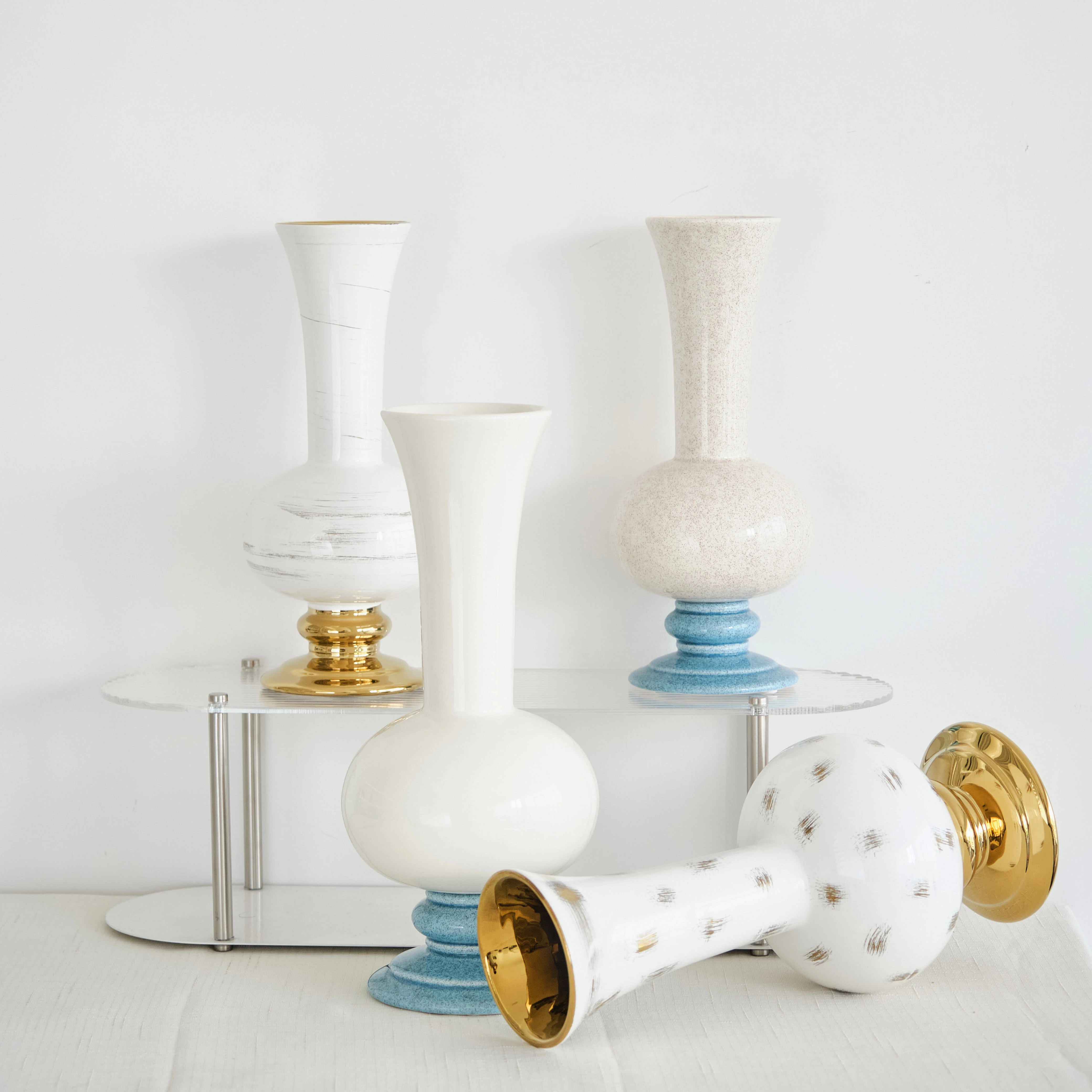 Wholesale Modern style plant vase vintage style garden home decor ceramic flower vase