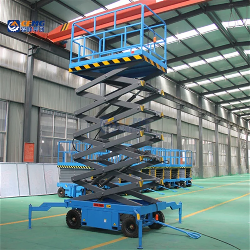 4-18m High-Quality Industrial Use 18m Mobile Scissor Aerial Working Platform with CE