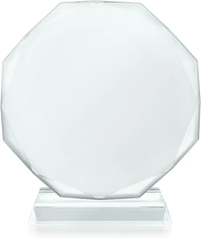 Factory price Custom LOGO Acrylic Sublimation Blank Trophy Award With/Without Base