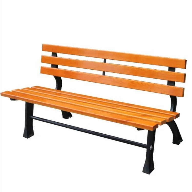 
1.2m 1.5m 1.8m Wood Plastic Composite Cast Iron Park Benches Park Chair Size 